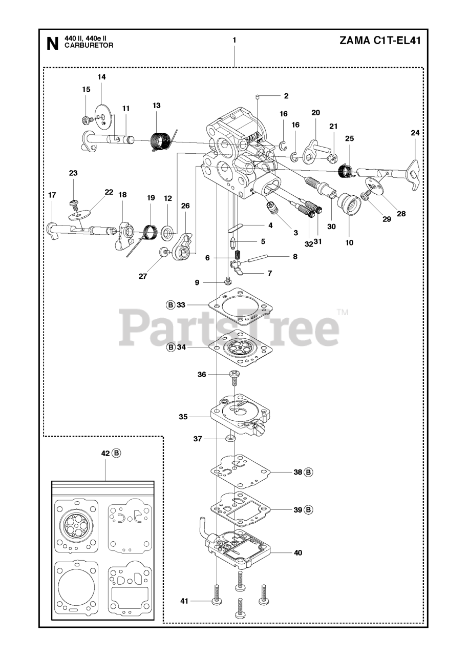 Husqvarna E Ii Husqvarna Chainsaw Carburetor Parts Lookup With