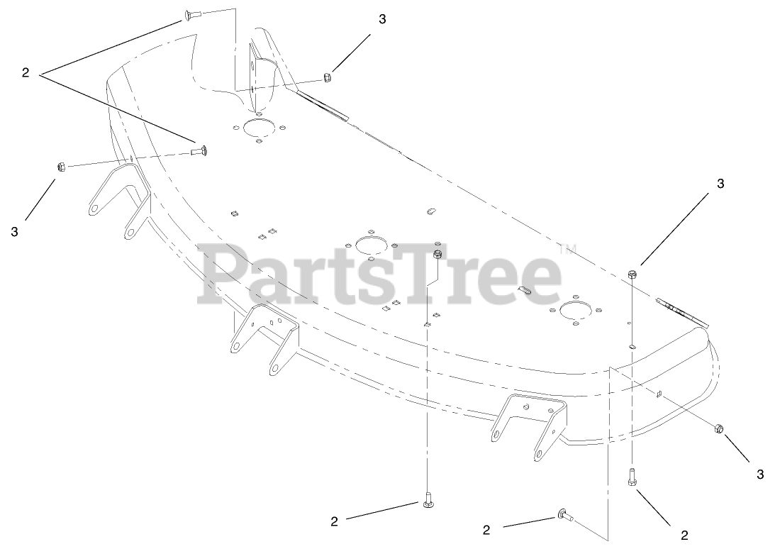 Toro Toro Side Discharge Mower Deck For Series Gt