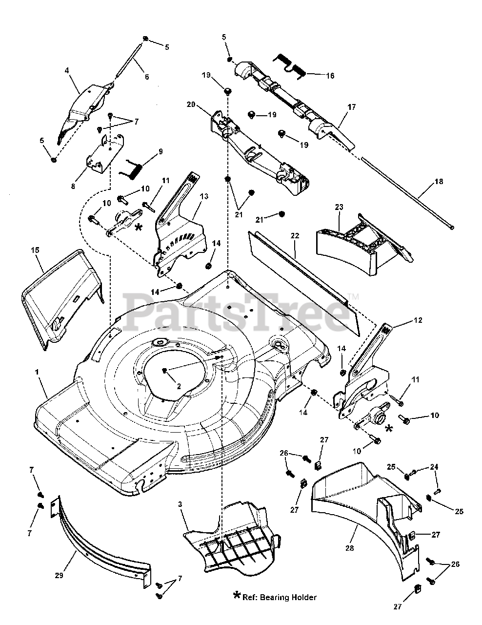 John Deere Walk Behind Mower Parts Diagram Deere Mower John