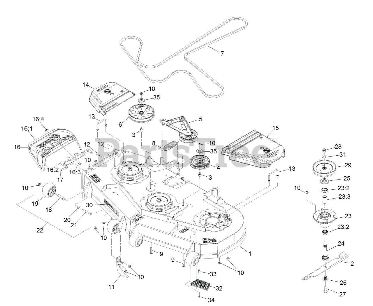 Exmark LZE740EKC60400 - Exmark 60