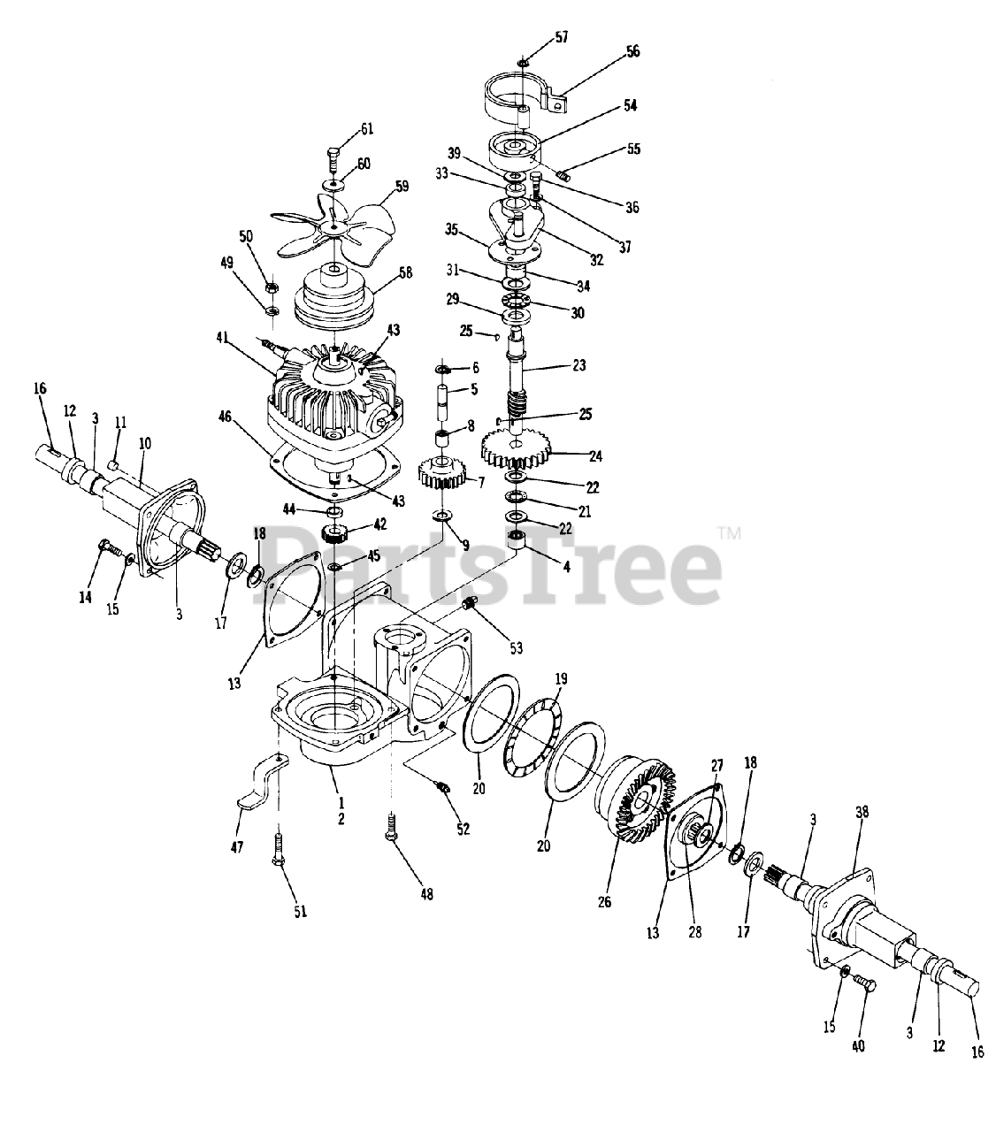 Toro 1-7751 - Toro Charger V7 Lawn Tractor (1970) Parts List 5074 ...