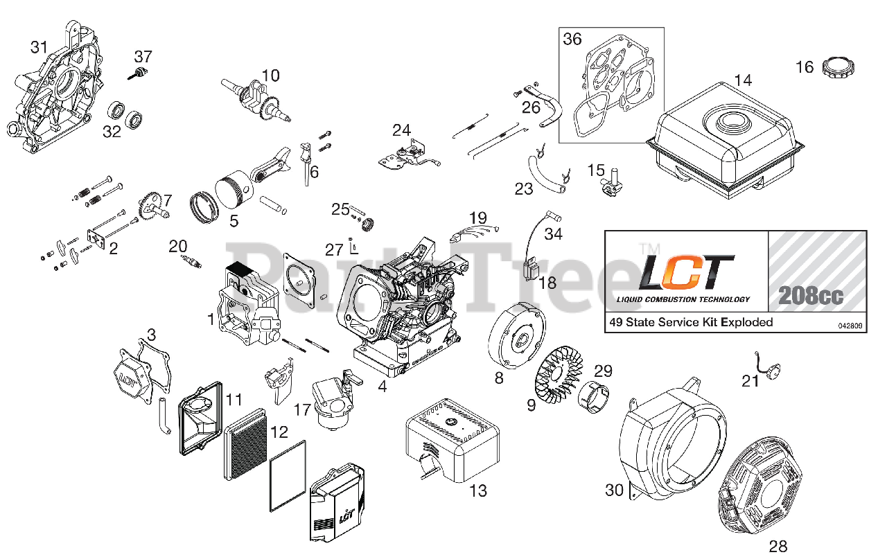 Husqvarna RTT 900 (960930009-02) - Husqvarna Rear-Tine Tiller (2009-04 ...