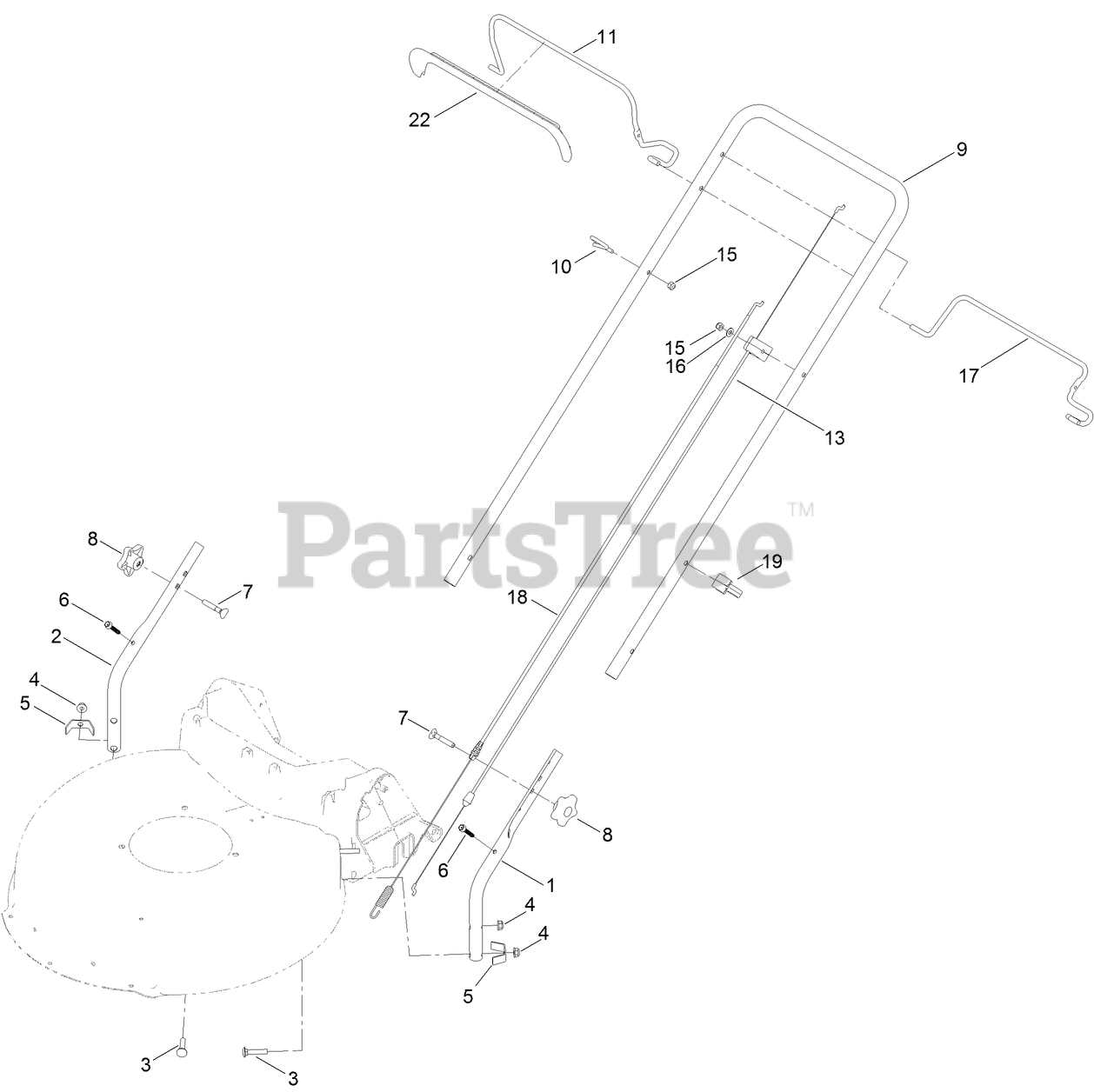 Toro 21751 - Toro 53cm Mulching Walk-Behind Mower (SN: 411000000 ...