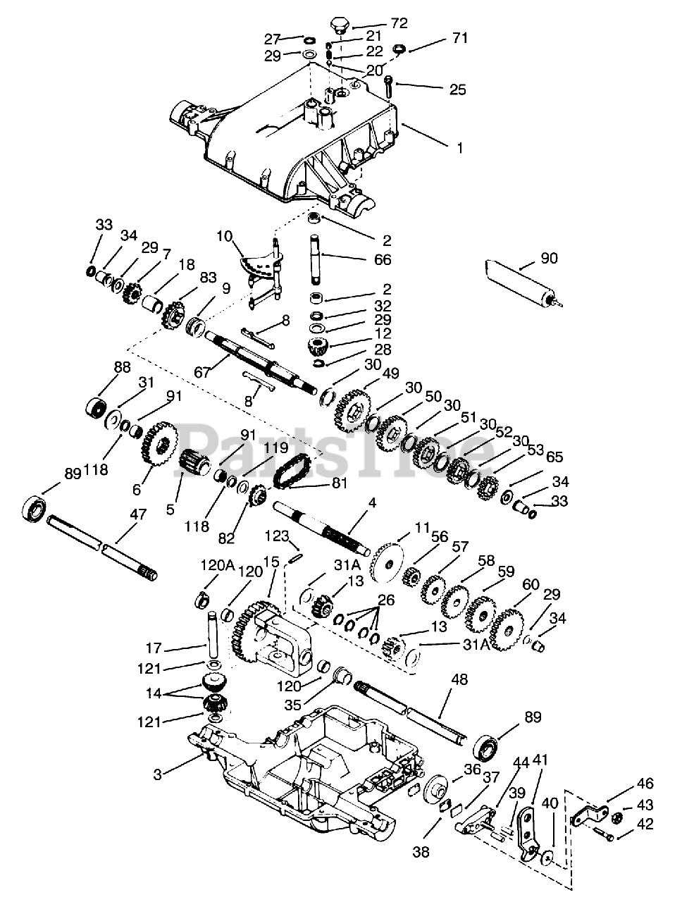 Toro 72040 (244-5) - Toro Yard Tractor (SN: 039000001 - 039999999 ...