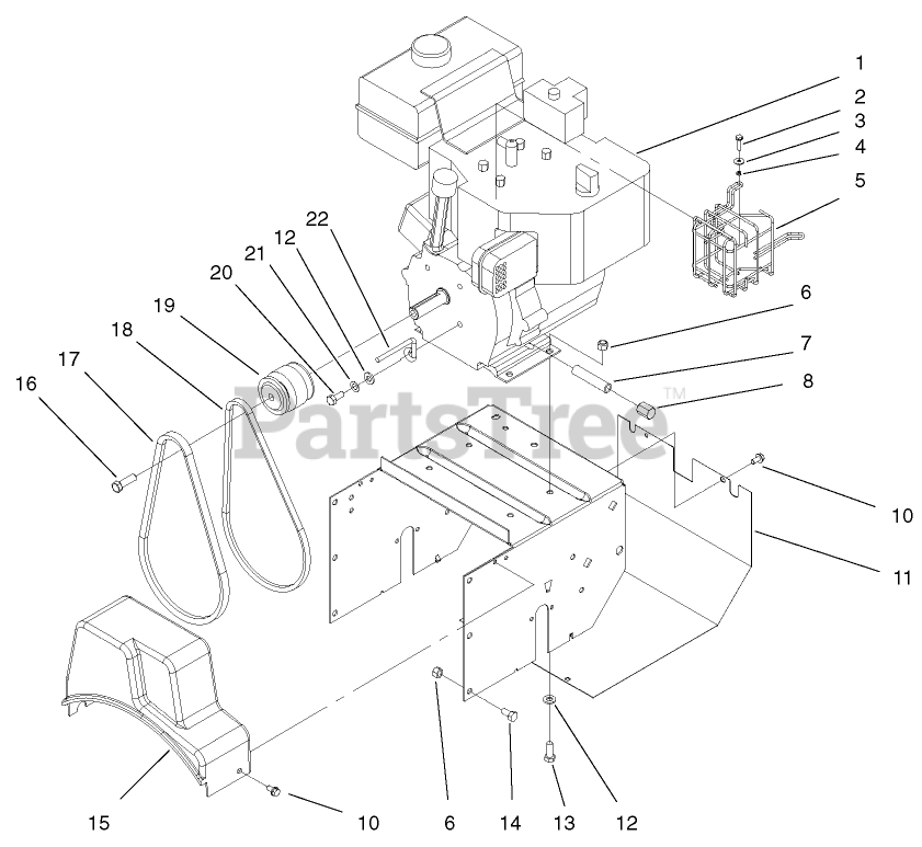 Toro 38072 (724) - Toro Snow Thrower (SN: 200000001 - 200999999) (2000 ...