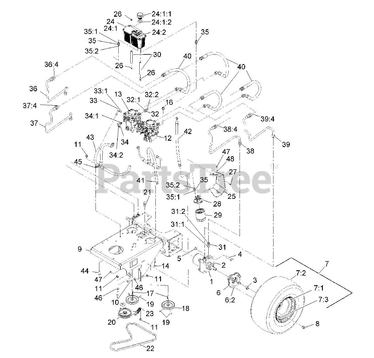 Exmark VT18KA363 - Exmark 36