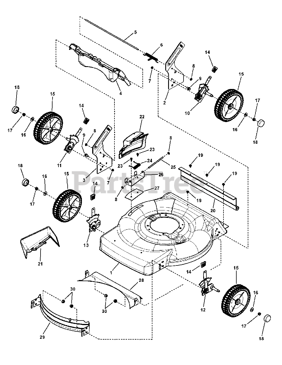 Brute lawn store mower parts