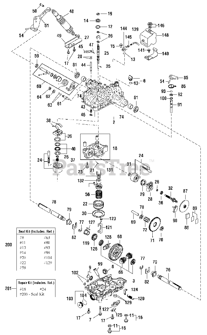 Craftsman 107.250060 (2691087-00) - Craftsman CTX9500 Series 52