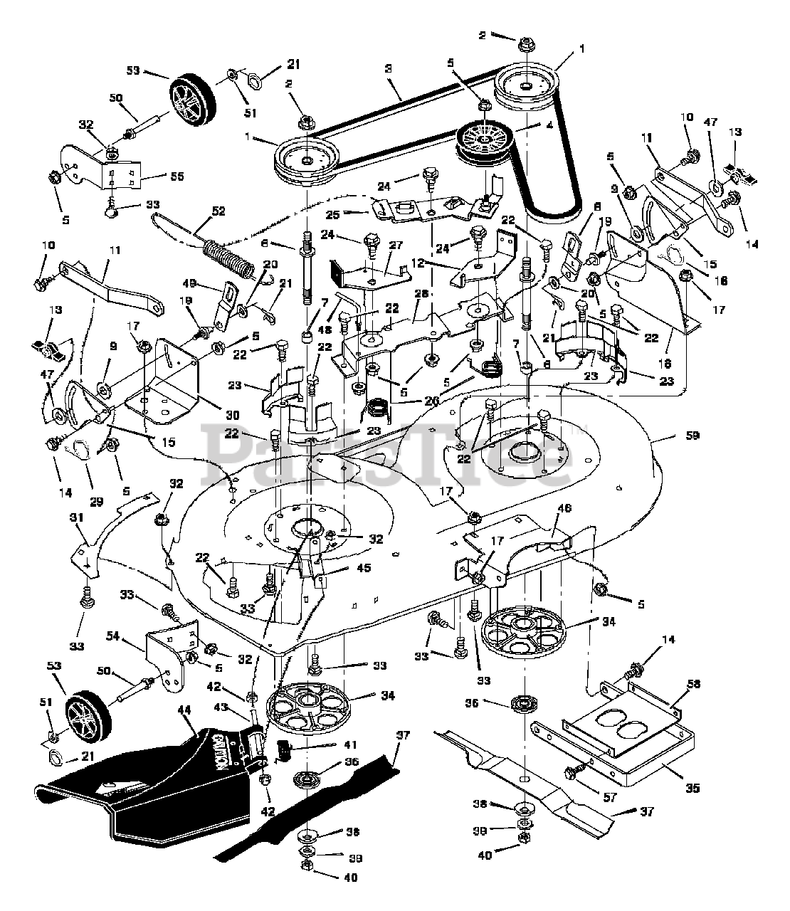 Murray Lawn Mower Parts Diagram | Reviewmotors.co