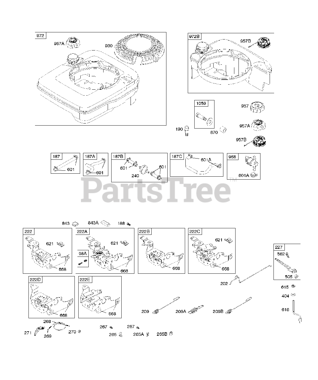 Briggs & Stratton 12H8021767E1 Briggs & Stratton Vertical Engine