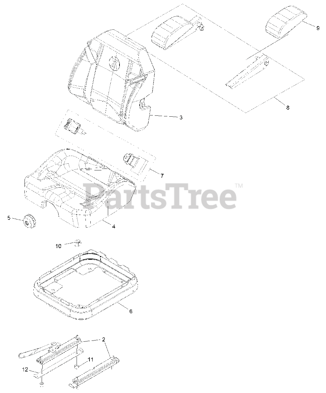 Exmark Lze751cka524a2 Exmark 52 Lazer Z E Series Zero Turn Mower Kawasaki Fx Sn Rev B 19 Seat Assembly Cont Parts Lookup With Diagrams Partstree