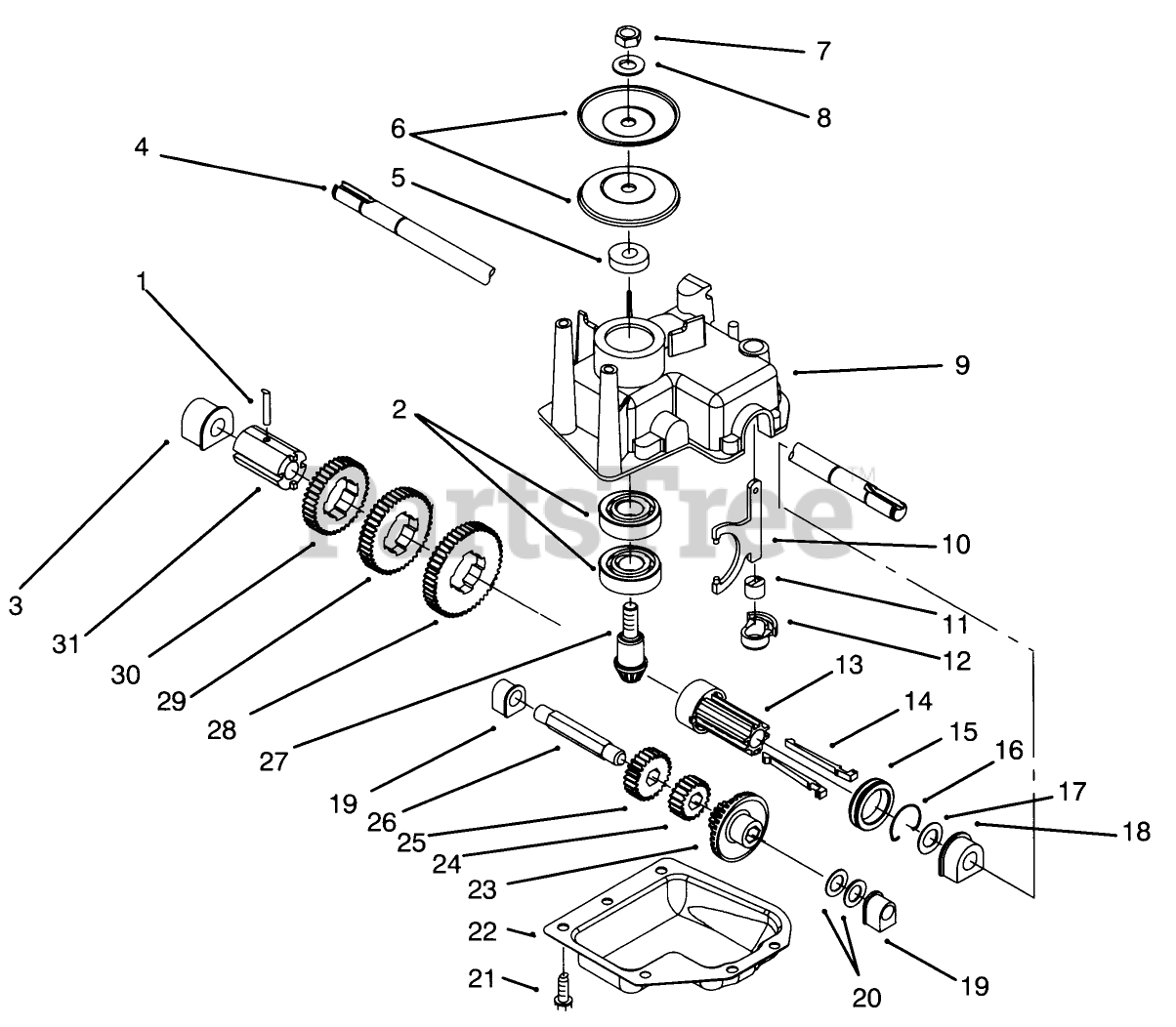 Lawn-Boy 10420 - Lawn-Boy Gold Series Walk-Behind Mower (SN: 003900001 ...