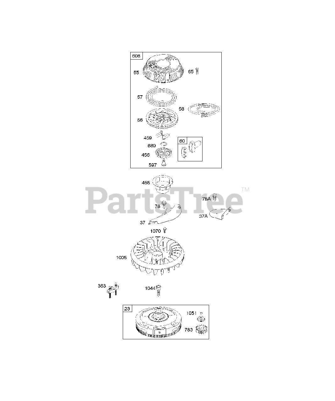 Briggs & Stratton 280H07-0166-E1 - Briggs & Stratton Vertical Engine ...