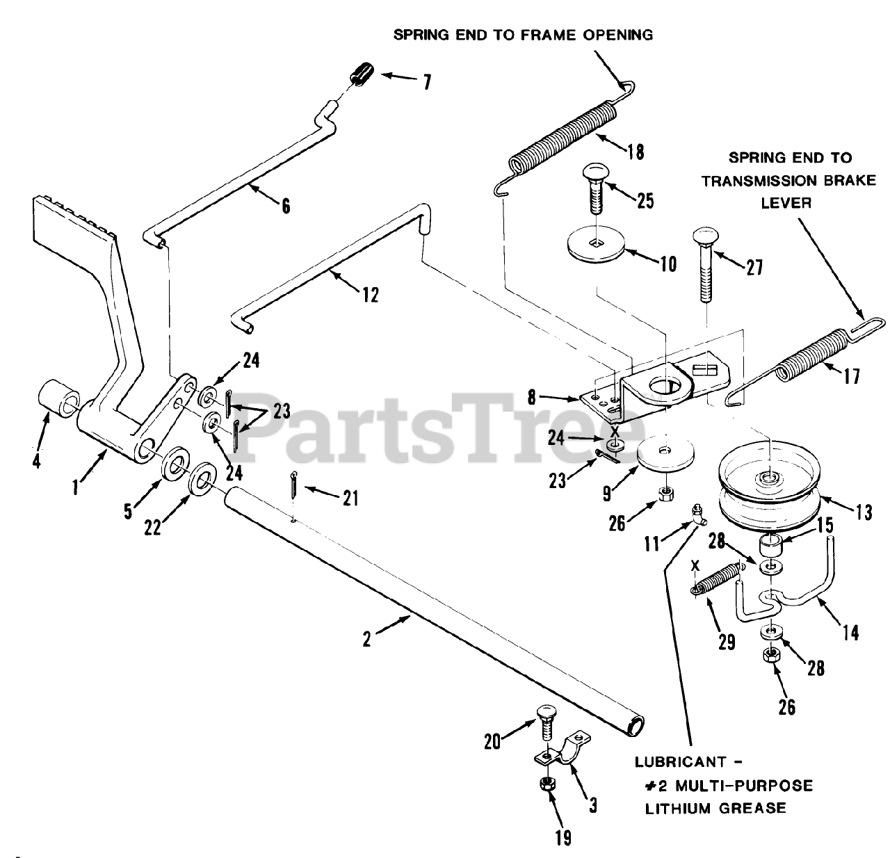 Toro 32-11B403 (211-4) - Toro Lawn Tractor (1989) Mechanical ...