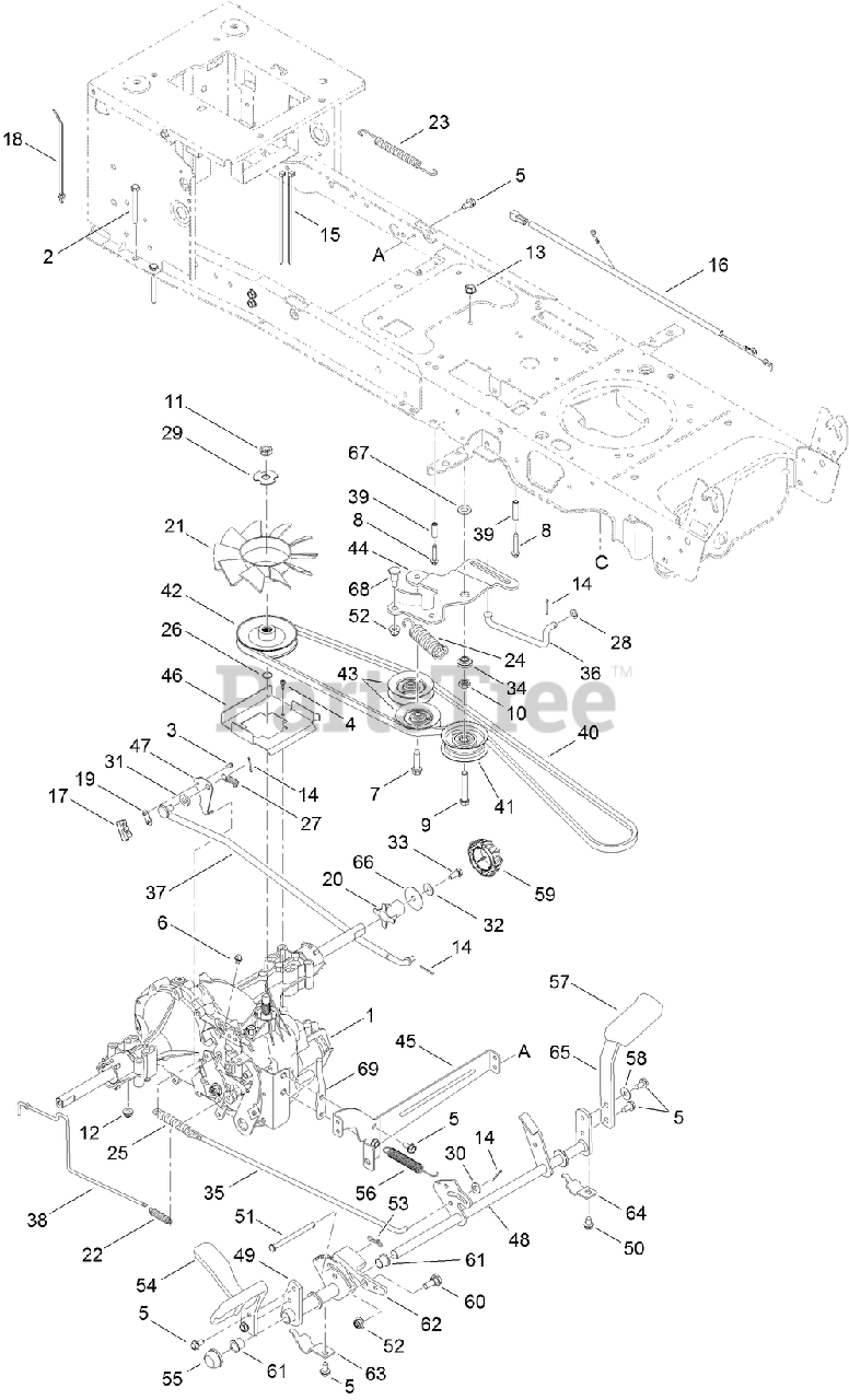 toro lx468 drive belt replacement