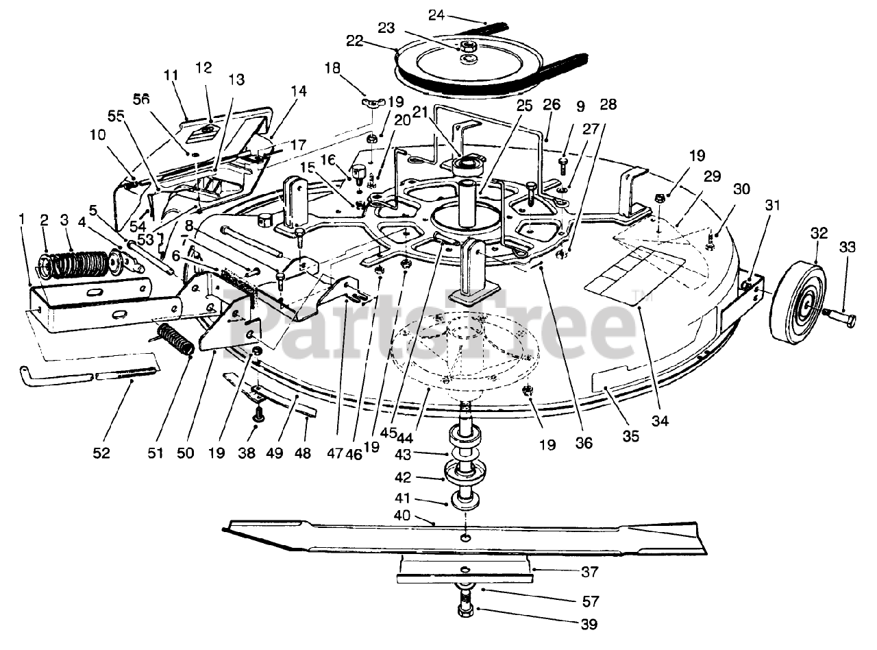 Toro 70131 (13-32) - Toro Rear-Engine Riding Mower (SN: 079000001 ...