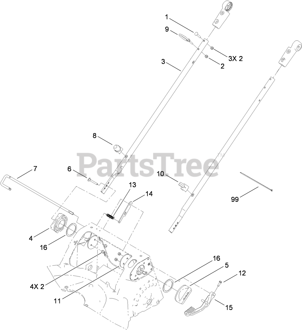 Toro 20192 - Toro Super Bagger Walk-Behind Mower (SN: 310000001 ...