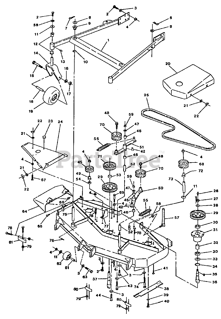 Exmark Deck Parts Diagram