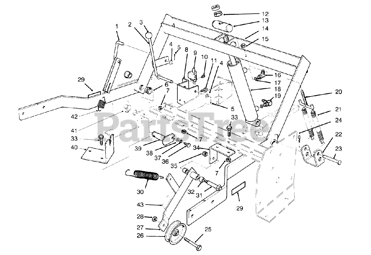 Toro 30610 (120) - Toro Proline Rear-Engine Riding Mower (SN: 059000001 ...