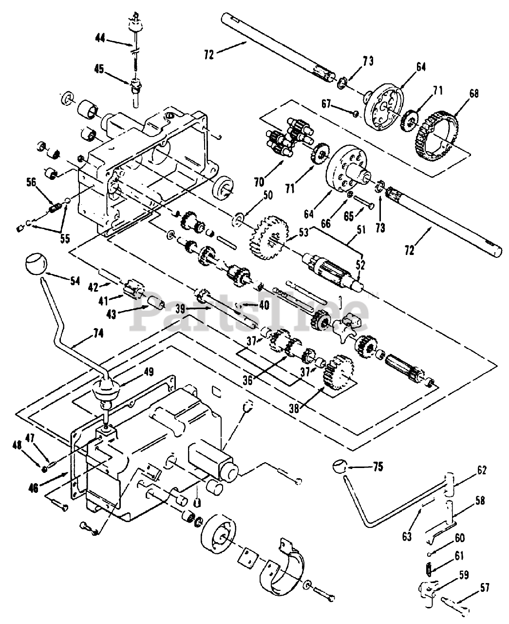 Toro 31-12K804 (312-8) - Toro Garden Tractor (SN: 020000001 - 029999999 ...