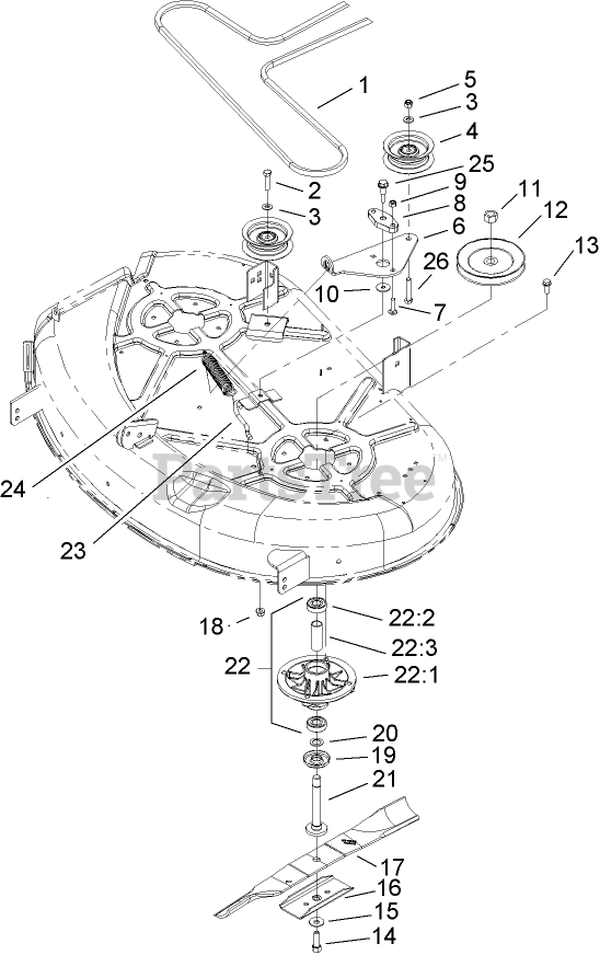 Toro 74360 (Z 4200) - Toro TimeCutter Zero-Turn Mower (SN: 270000001 ...