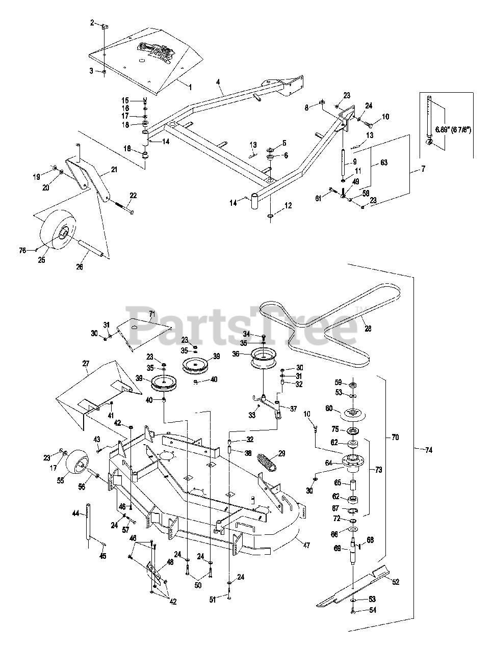 Exmark TT4817KAEC - Exmark 48