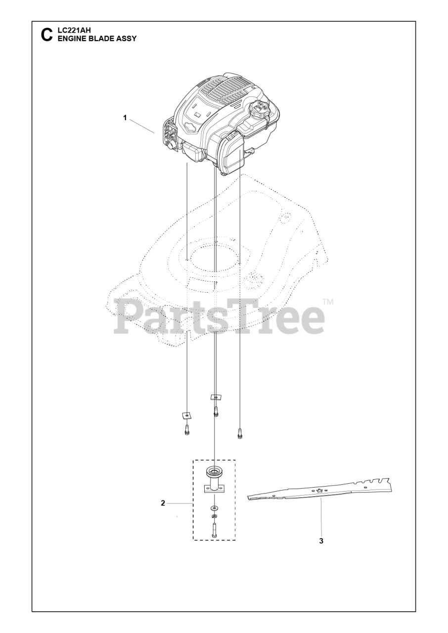 Husqvarna Lc 221 Ah 967992901 Husqvarna 21 Walk Behind Mower 2020 02 Engine And Cutting 1054