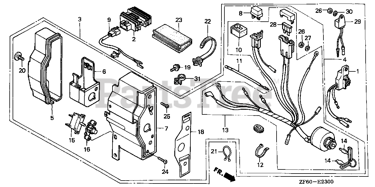 Honda GX390 K1 QAE2 (GCAA) - Honda Engine, Made In Japan (SN: GCAA ...