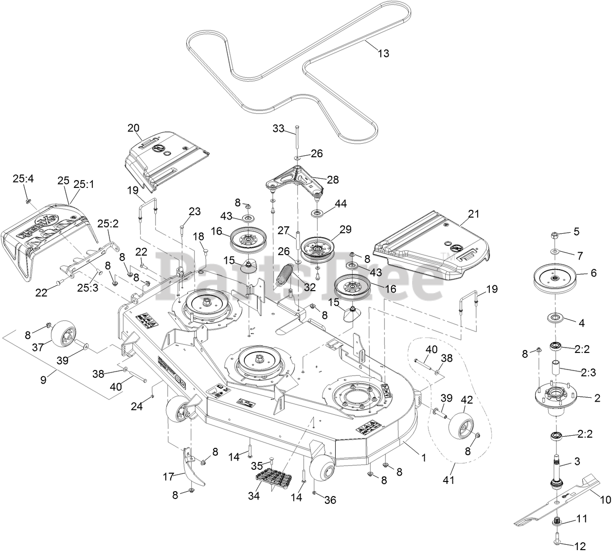 Exmark RAX730GKA604A3 - Exmark 60