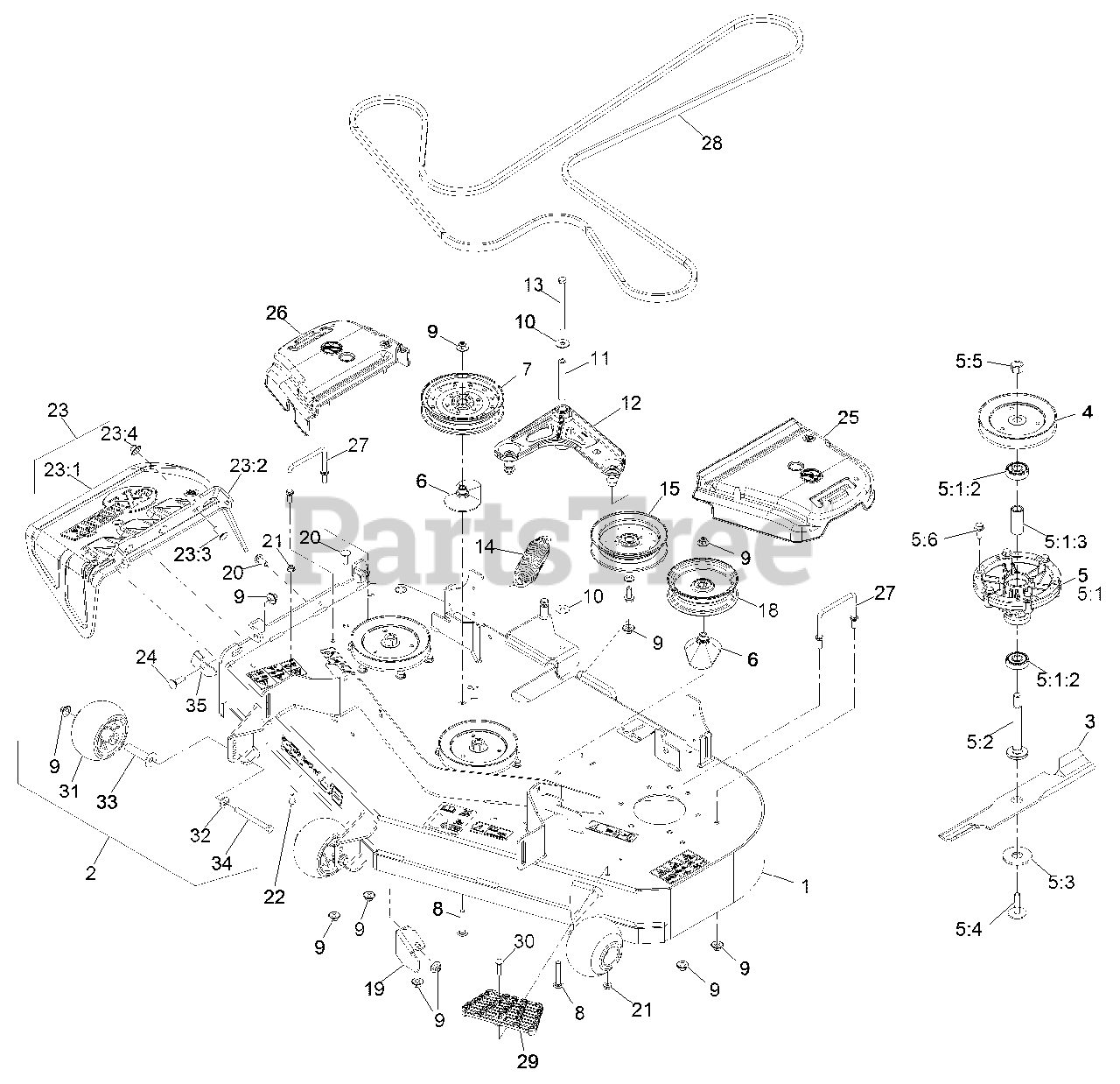 Exmark RAS710CKC48300 - Exmark 48