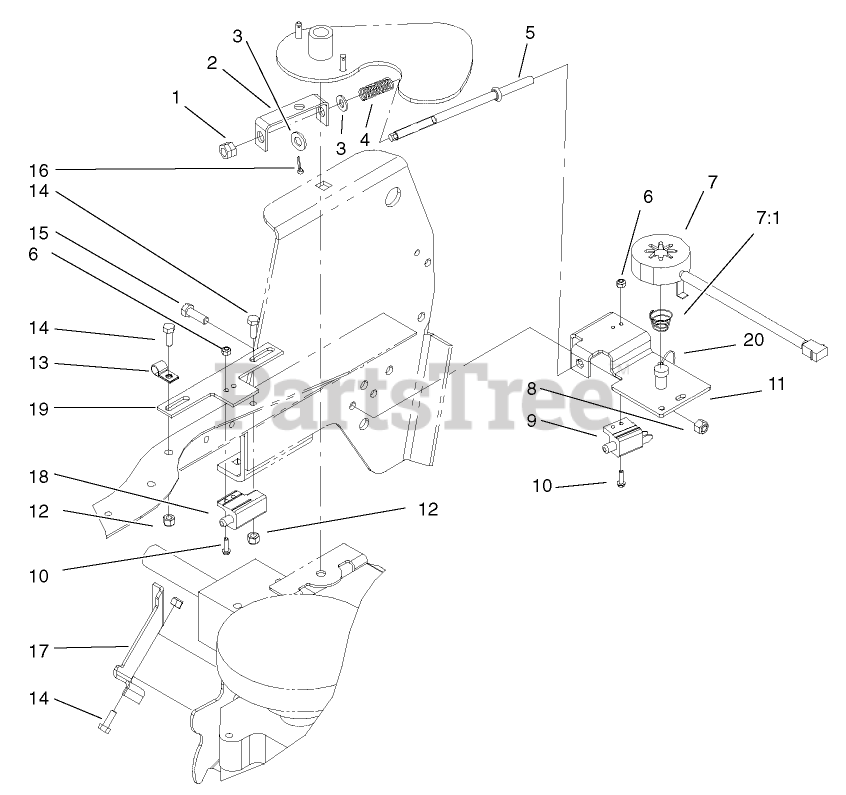 Toro 72087 (268-h) - Toro Lawn & Garden Tractor (sn: 220000001 