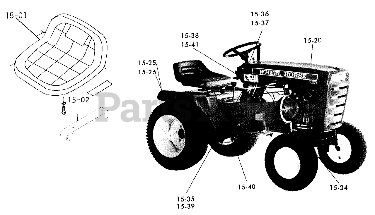 Wheel horse b80 discount parts