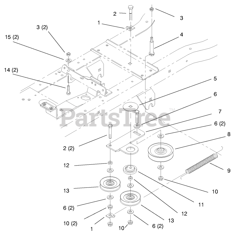 Toro 72102 (269-H) - Toro Lawn & Garden Tractor (SN: 079000001 ...