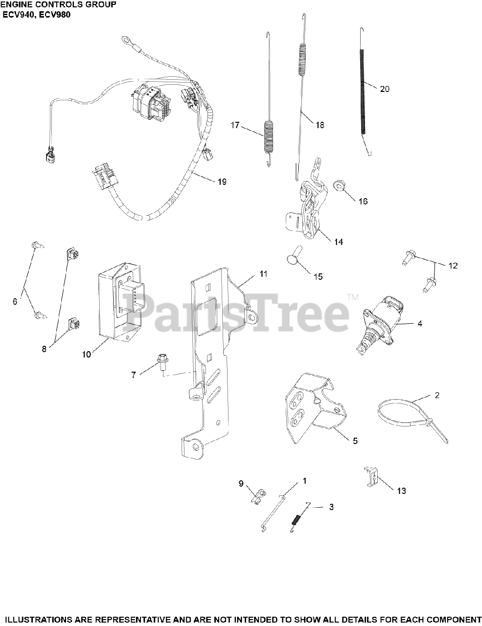 Kohler ECV940-3015 - Kohler Command PRO EFI Engine, Made for Exmark ...