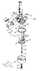 Carburetor For Tecumseh Models LV195EA-362086D LV195EA-362089D  LV195EA-362090D