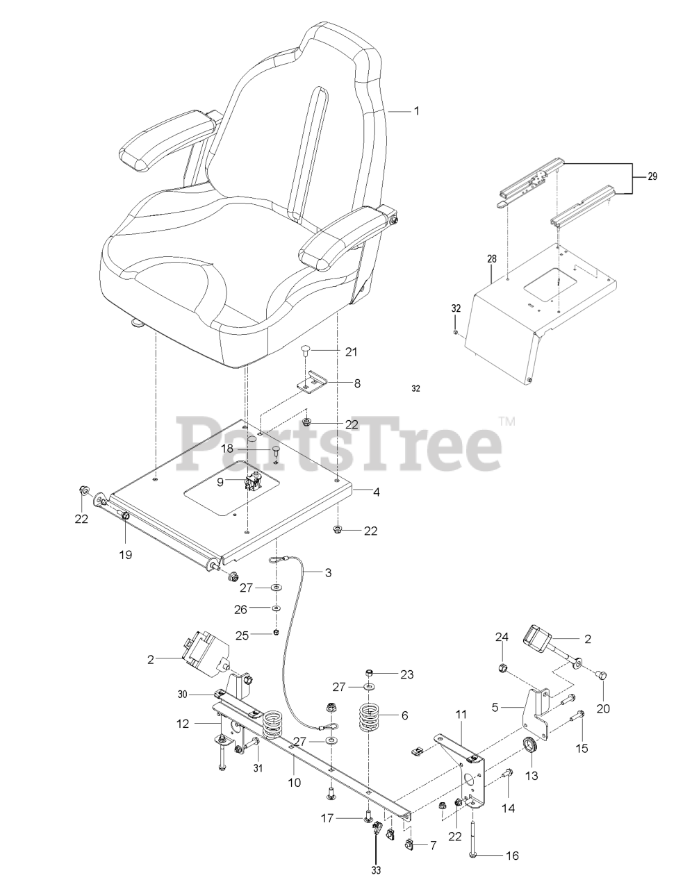 Husqvarna Mzt Husqvarna Zero Turn Mower Seat Parts Lookup With