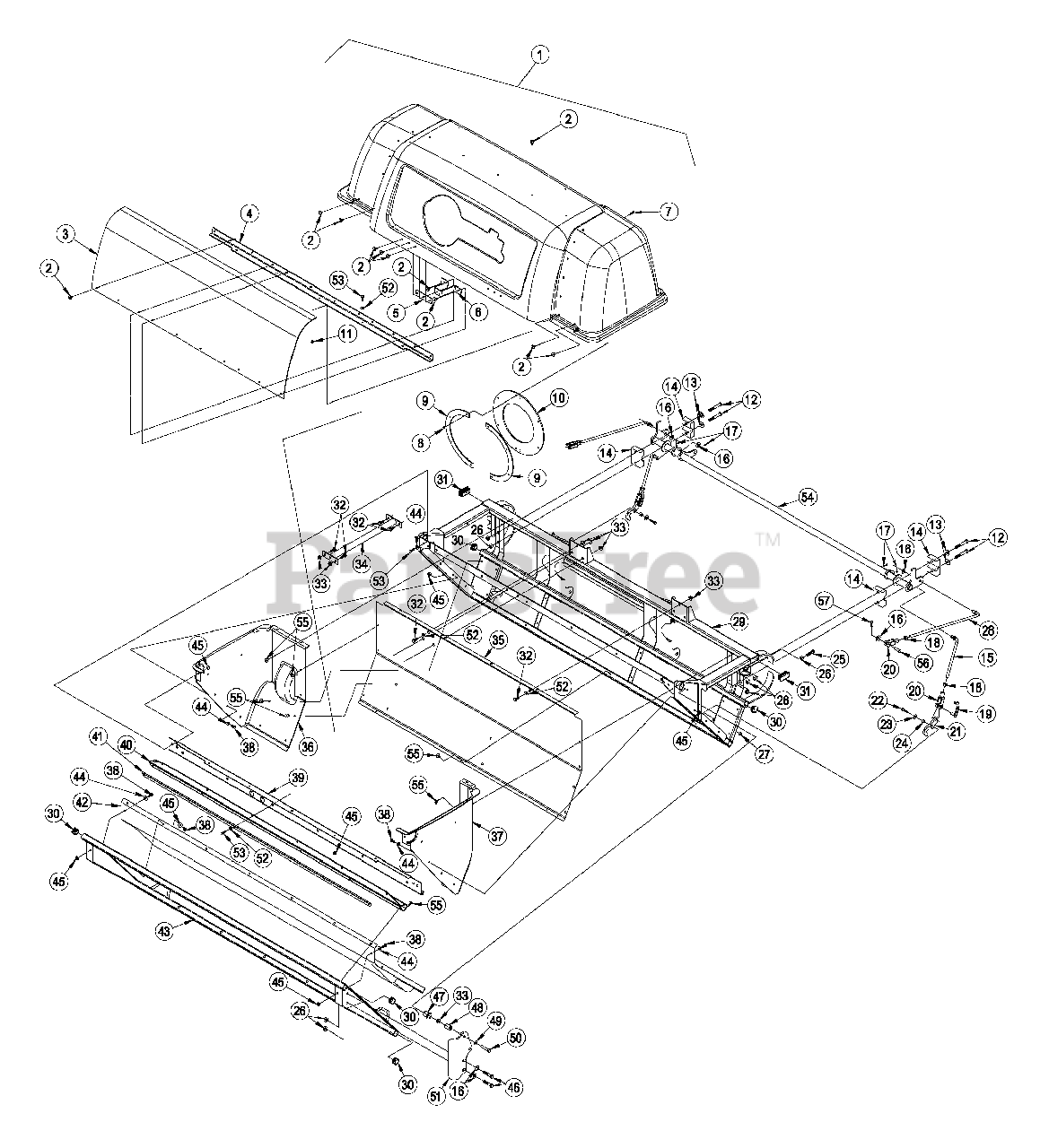 Exmark Bagger Parts Diagram