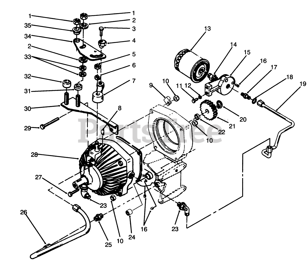 Toro 73520 (520-H) - Toro Garden Tractor (SN: 049000001 - 049999999 ...