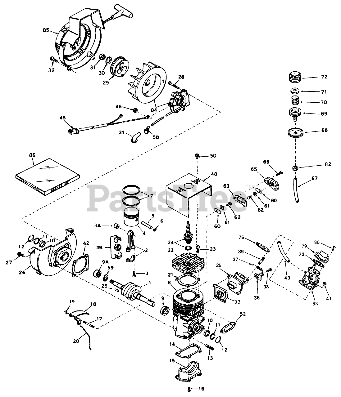 Toro 31505 - Toro SnowMaster Snow Thrower (SN: 005000001 - 005999999 ...