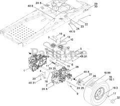 Toro Consumer Repair Part 110 6771 HYDRO RH PartsTree