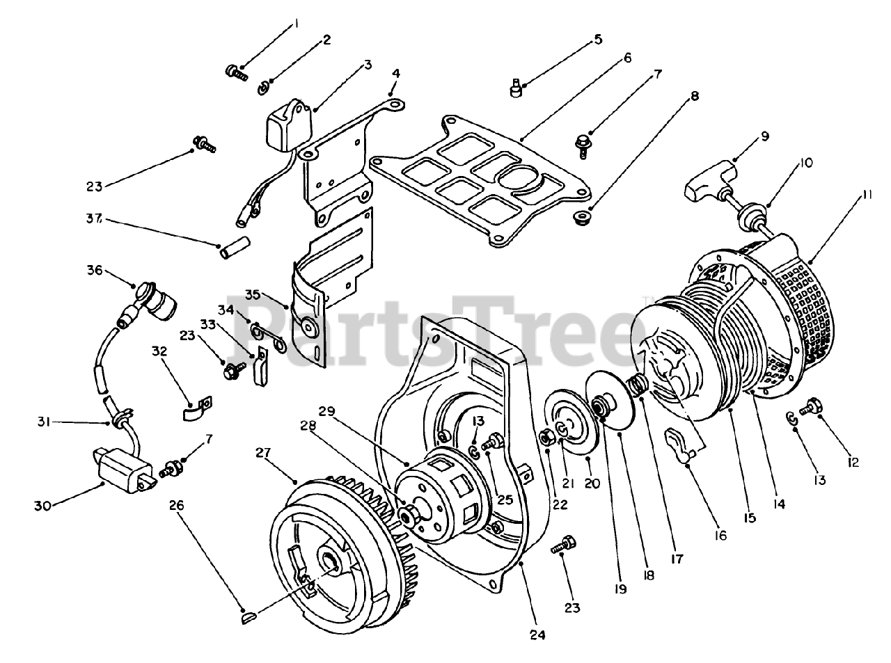 Toro 62032 (t 3000 D) - Toro Generator (sn: 004000001 - 004999999 