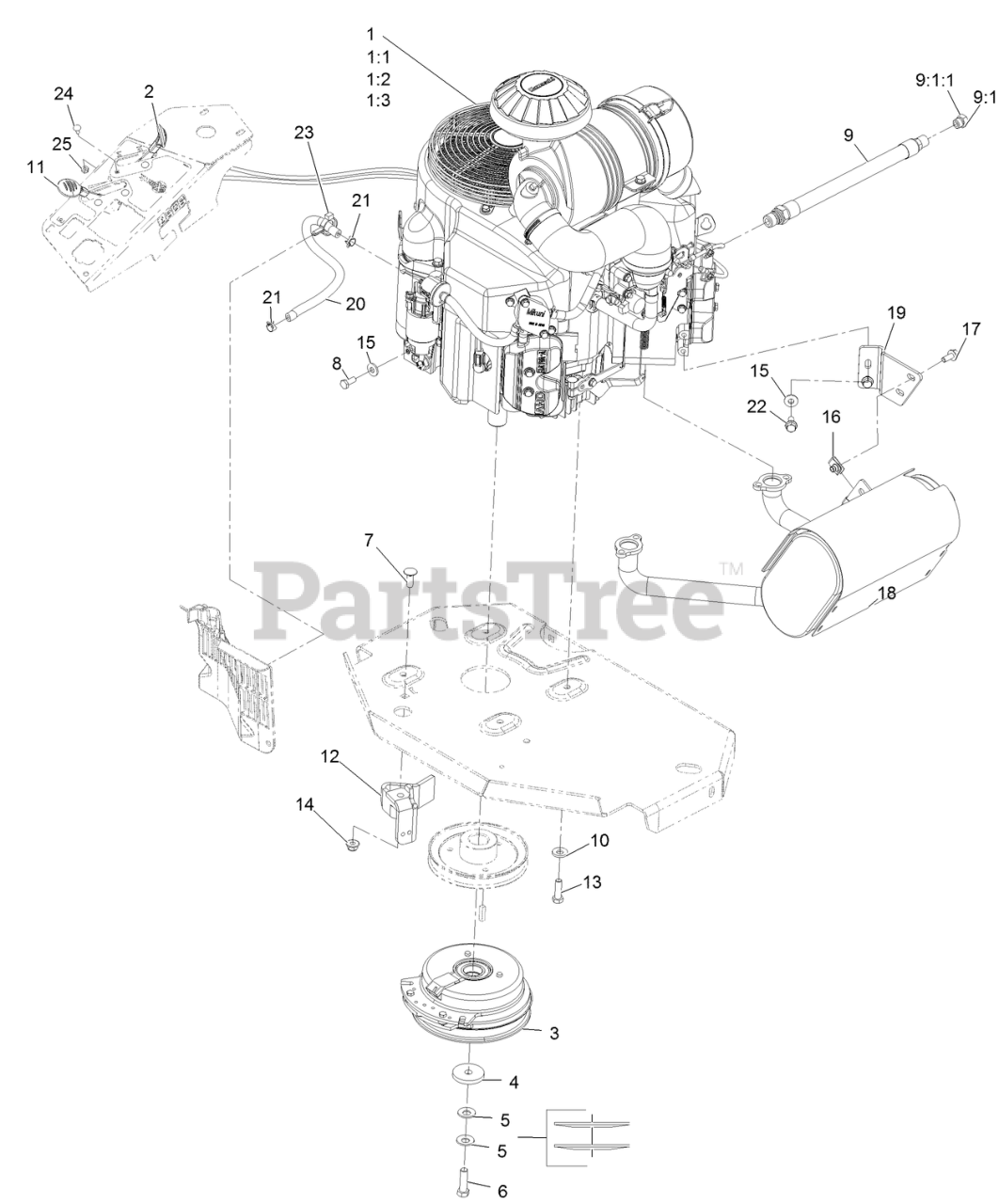 Exmark LZX801GKA60600 - Exmark 60