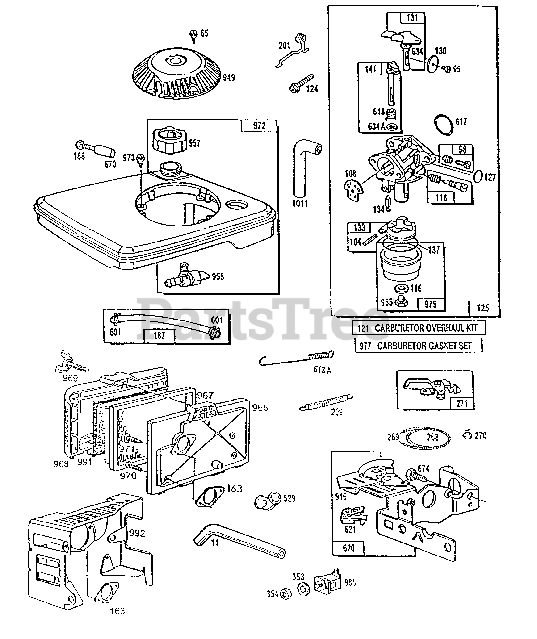 Briggs & Stratton 90702-3080-01 - Briggs & Stratton Vertical Engine ...