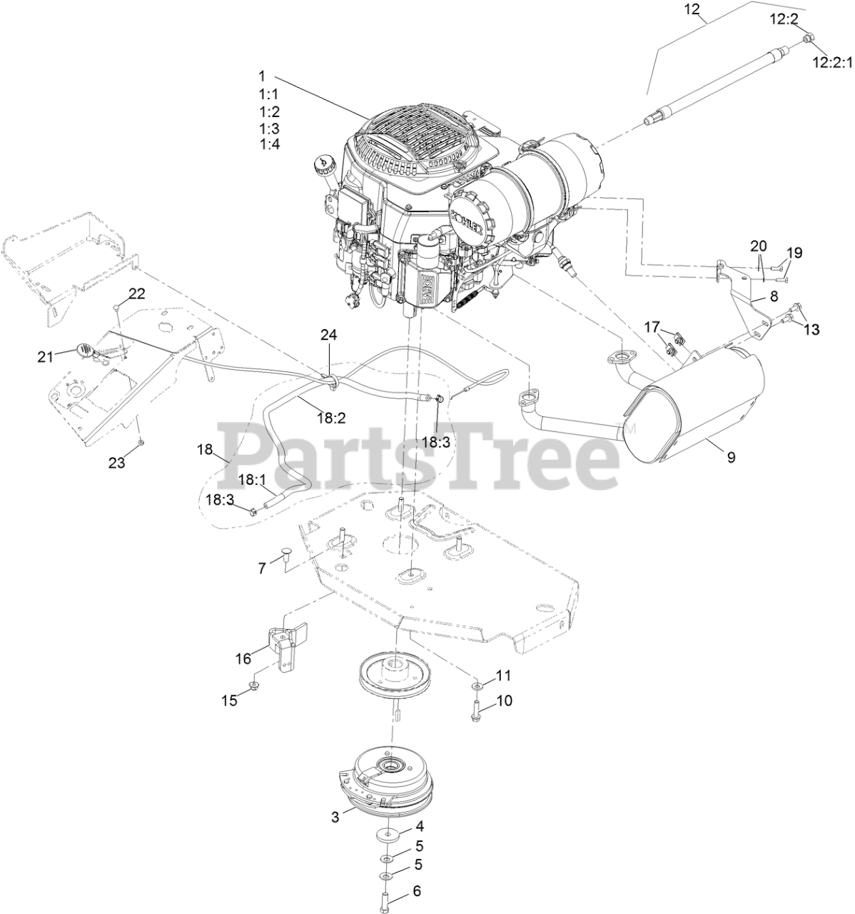 Exmark LZS749AKC604A1 - Exmark 60