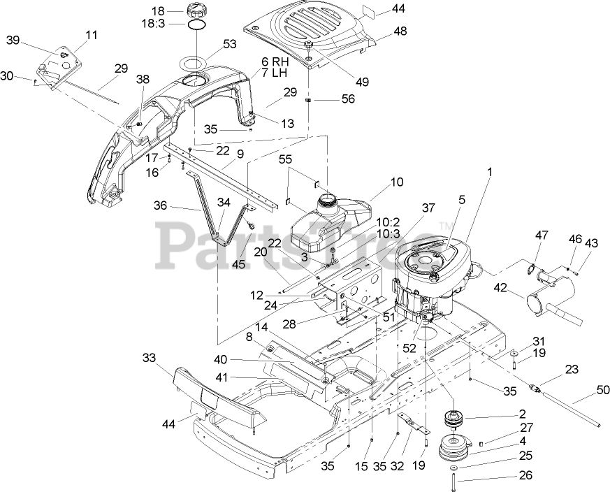 Toro 74350 (17-42 Z) - Toro TimeCutter Zero-Turn Mower (SN: 240000001 ...