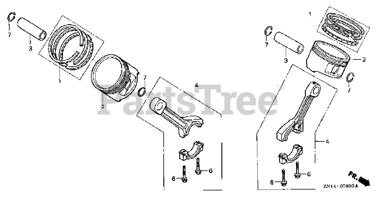 Honda GX670 BAF (GCAM) - Honda Engine, Made in Japan (SN ...