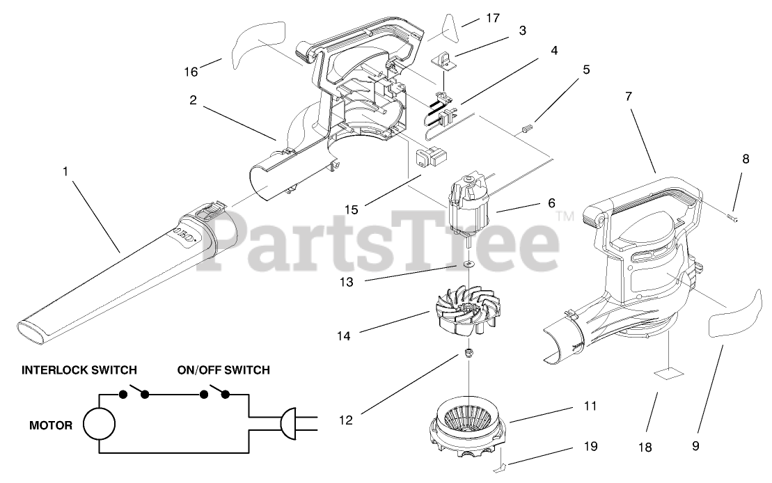 Toro 51549 - Toro Rake and Vac Blower Vacuum (SN: 200000001 - 200999999 ...