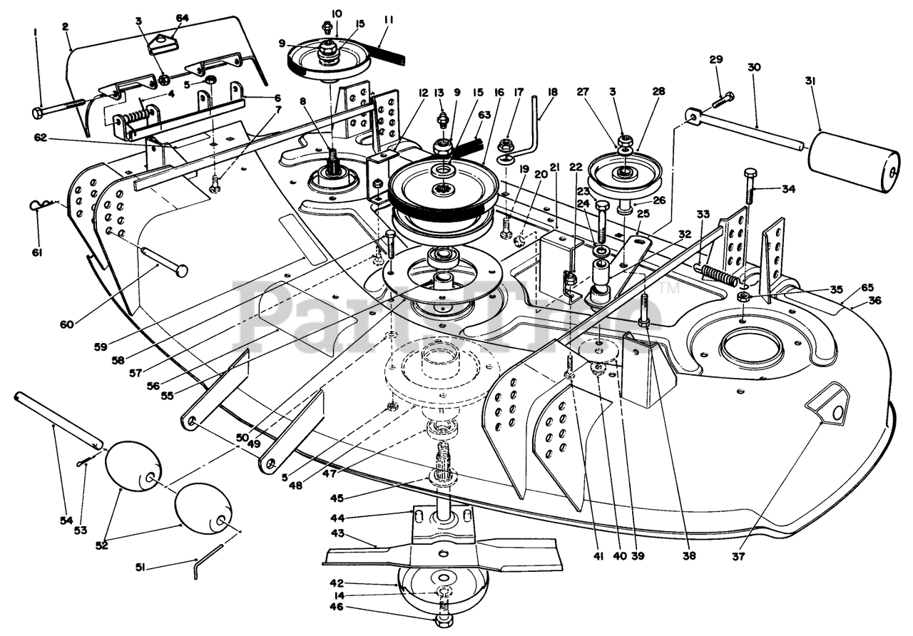 Toro Lawn Mower Model 20016 Parts