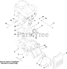 13BX60RG744 (LX 425) - Toro Lawn Tractor (SN: 1A087H10172 - 1C307H10417 ...