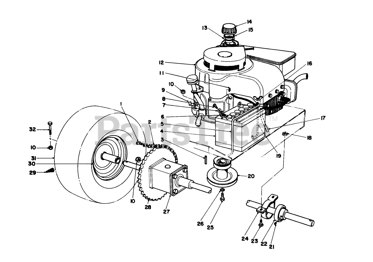 Toro 56125 (7-25) - Toro Rear-Engine Riding Mower (SN: 006000001 ...